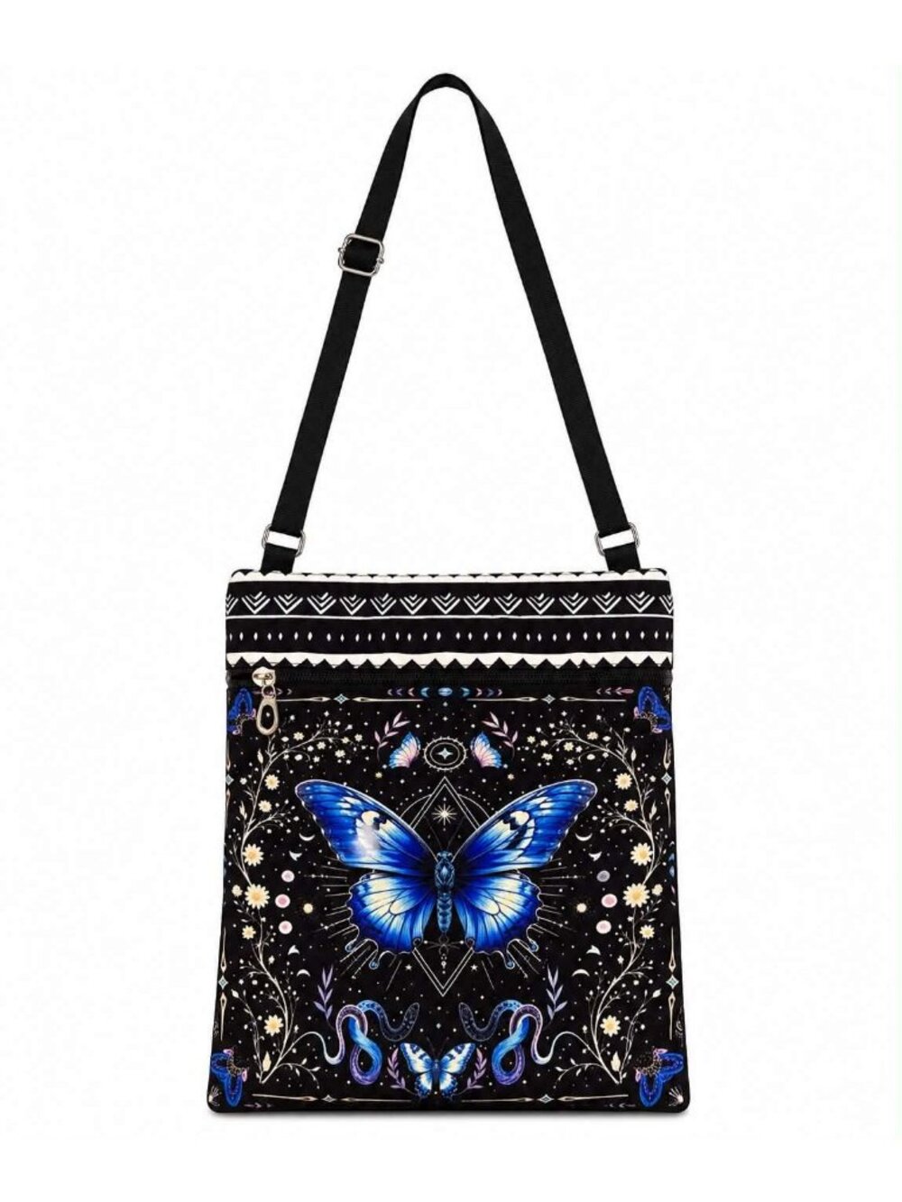 Blue Butterfly Mystical Crossbody Bag